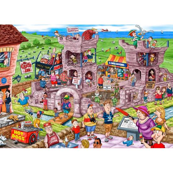 Jumbo-Puzzle „Schloss aus dem 14. Jahrhundert“ mit 1000 Teilen