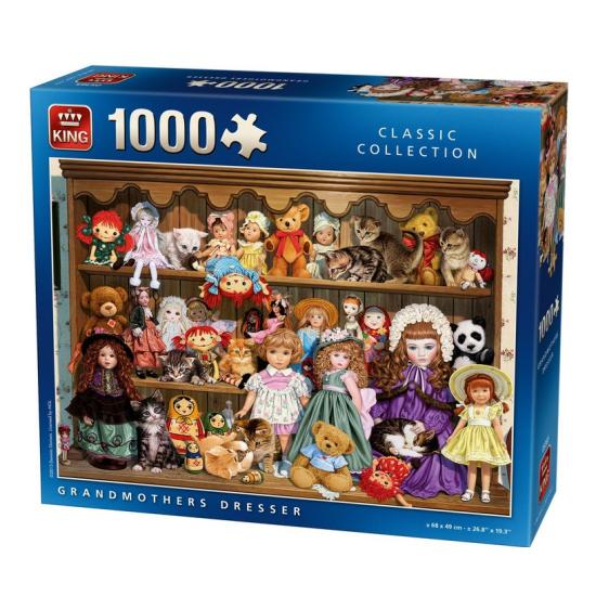 Puzzle King Grandmas Sideboard 1000 Teile