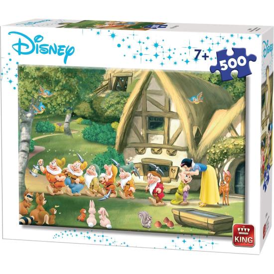 Puzzle König Schneewittchen und die sieben Zwerge 500 Teile