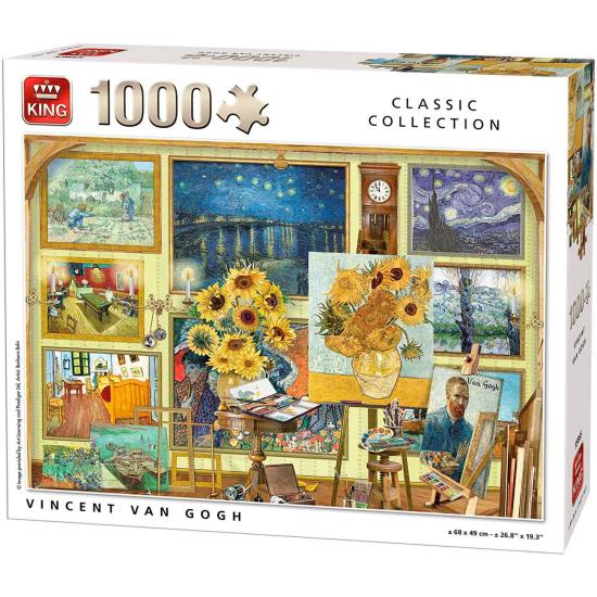 Puzzle König Vincent Van Gogh, klassische Sammlung mit 1000 Teil Puzzle König Vincent Van Gogh, klassische Sammlung mit 1000 Teil
