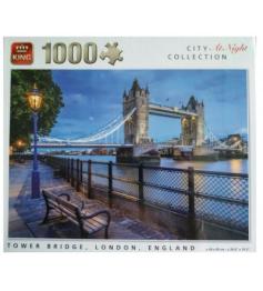 King Puzzle bei Nacht auf der Tower Bridge 1000 Teile