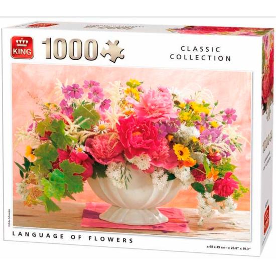 Puzzle King Die Sprache der Blumen 1000 Teile