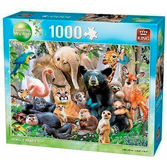 Puzzle King Jungle Party 1000 Teile