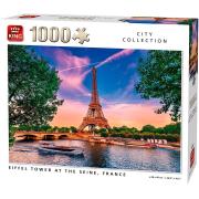 Puzzle König Eiffelturm auf der Seine 1000 Teile