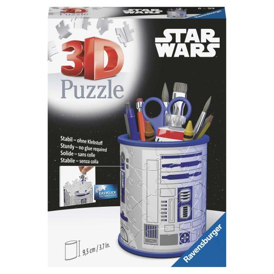 Ravensburger Star Wars R2D2 3D-Stiftpuzzle 57 Teile Ravensburger Star Wars R2D2 3D-Stiftpuzzle 57 Teile