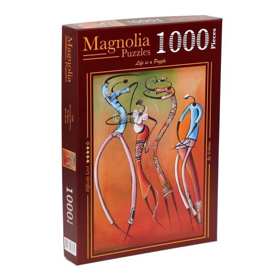 Magnolia African Dancing Puzzle 1000 Teile