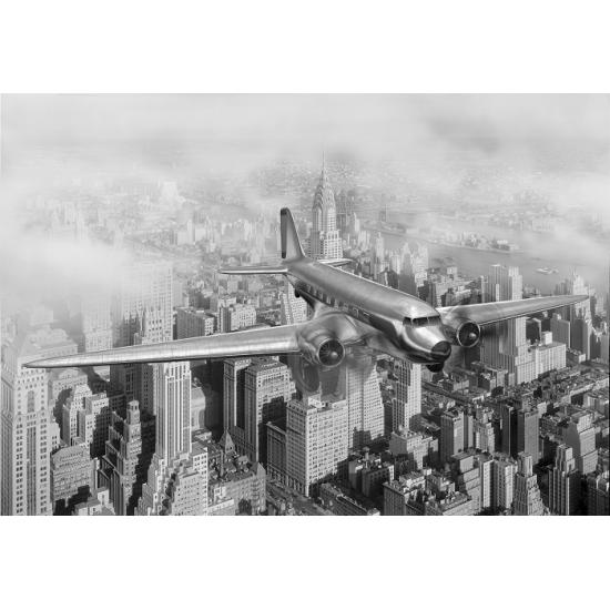 Magnolienflugzeug über New York Puzzle 2000 Teile