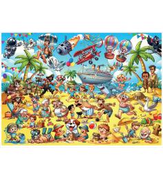 Puzzle Magnolia Chaos Am Strand 1000 Teile