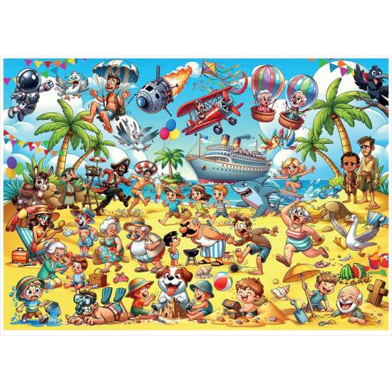 Puzzle Magnolia Chaos Am Strand 1000 Teile