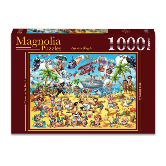 Puzzle Magnolia Chaos Am Strand 1000 Teile