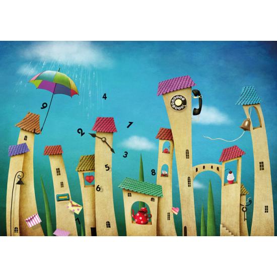 Magnolia Dancing Town 1000-teiliges Puzzle