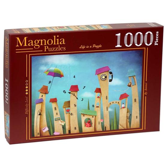 Magnolia Dancing Town 1000-teiliges Puzzle