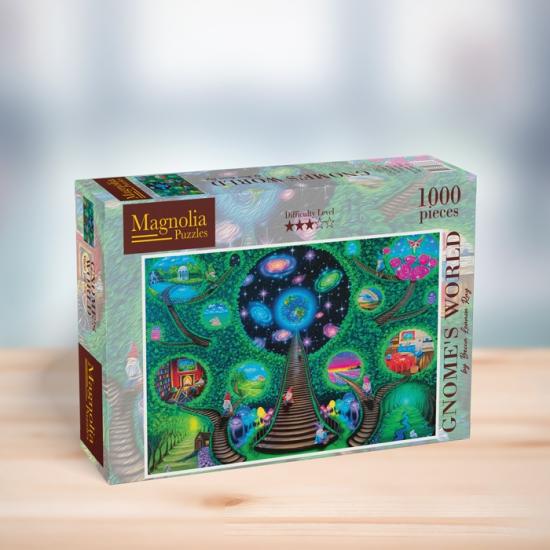 Magnolia Puzzle Die Welt der Zwerge 1000 Teile