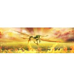 Magnolia Dragon Fire Panorama-Puzzle 1000 Teile