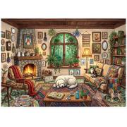 Puzzle Magnolia Schönes Zimmer 1000 Teile
