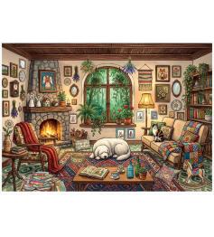 Puzzle Magnolia Schönes Zimmer 1000 Teile
