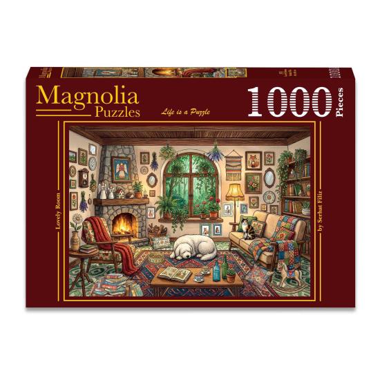 Puzzle Magnolia Schönes Zimmer 1000 Teile
