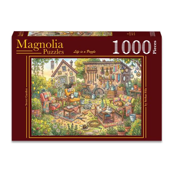 Puzzle Magnolia Süßer Garten 1000 Teile