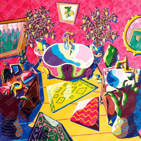 Magnolia Lemon Moon 1023-teiliges Puzzle