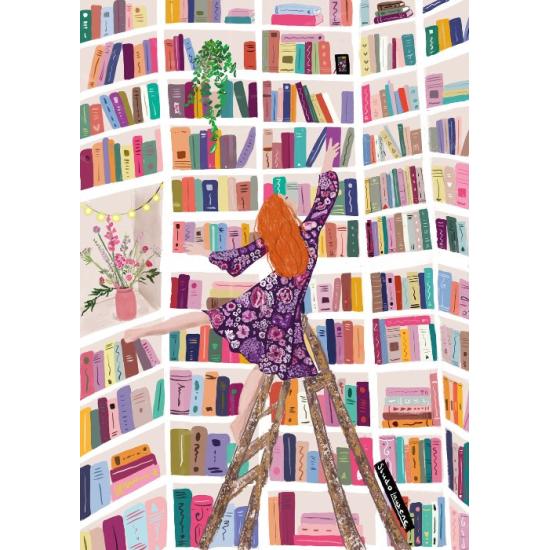 Puzzle Magnolia Bücher sind mein Freund 1000 Teile