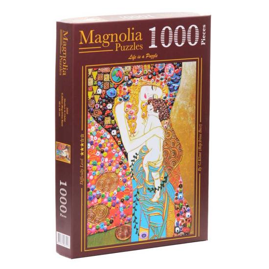 Magnolien-Puzzle „Mutter und Sohn“, Sonderausgabe mit 1000 Teile