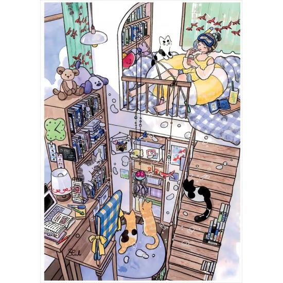 Puzzle Magnolia Unser Sommerurlaub 1000 Teile
