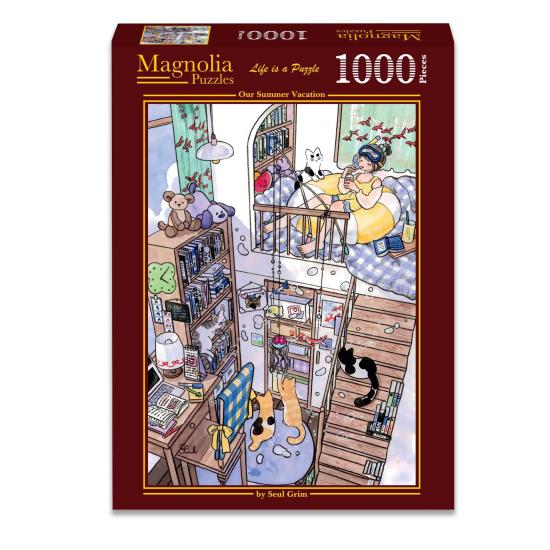Puzzle Magnolia Unser Sommerurlaub 1000 Teile