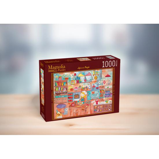 Puzzle Magnolia Bunte Bäckerei 1000 Teile