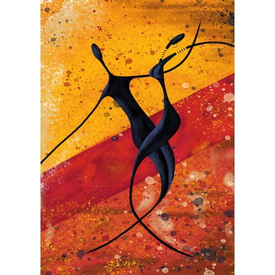 Magnolia Afrikanisches Paar Puzzle 1000 Teile