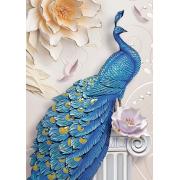 Magnolienblauer Pfau Puzzle 1000 Teile