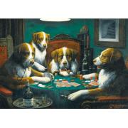 Magnolia Puzzle Hunde spielen Poker 1000 Teile