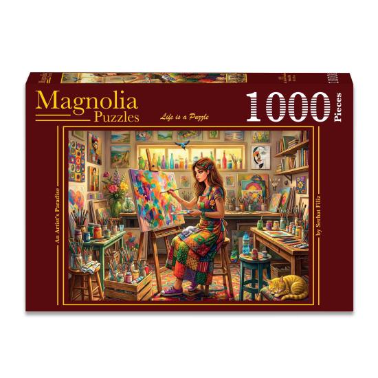 Puzzle Magnolia Ein Künstlerparadies 1000 Teile