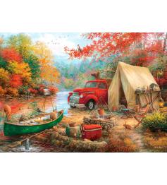 MasterPieces 1000-teiliges Outdoor-Camping-Puzzle