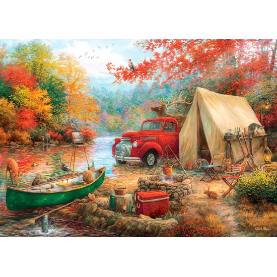 MasterPieces 1000-teiliges Outdoor-Camping-Puzzle