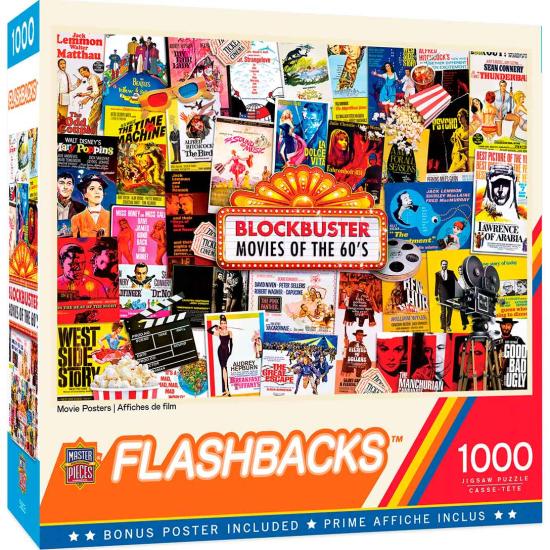 Puzzle MasterPieces Filmplakate 1000 Teile