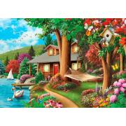 MasterPieces Puzzle „Rund um den See“ 1000 Teile