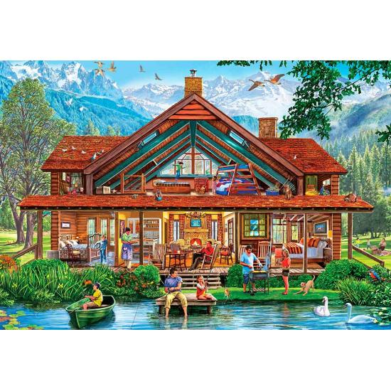 Puzzle MasterPieces XXL Campinghütte 1000 Teile