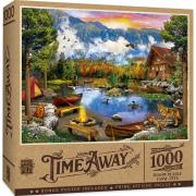 MasterPieces Kanus bei Sonnenuntergang Puzzle 1000 Teile