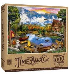 MasterPieces Kanus bei Sonnenuntergang Puzzle 1000 Teile