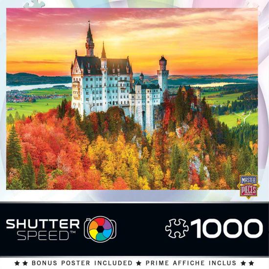 MasterPieces Schloss Neuschwanstein im Herbst Puzzle 1000 Teile