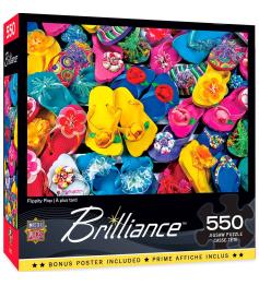 Puzzle MasterPieces Bunte Flip Flops 550 Teile