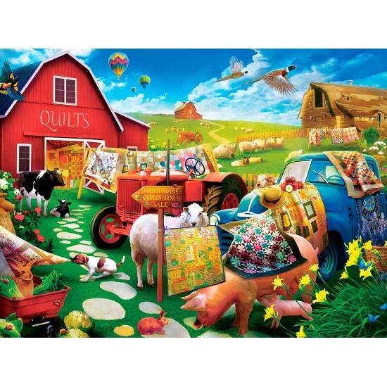 Puzzle MasterPieces XXL Country Quilts mit 300 Teilen