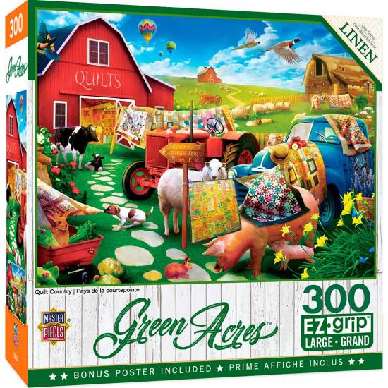 Puzzle MasterPieces XXL Country Quilts mit 300 Teilen