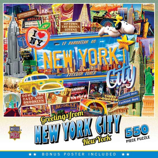 MasterPieces New York Collage Puzzle 550 Teile