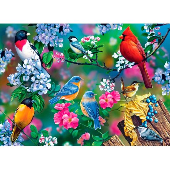 MasterPieces 1000-teiliges Singvogel-Collage-Puzzle