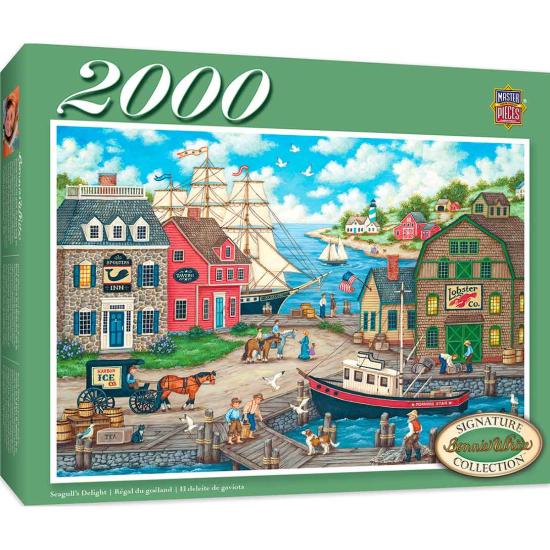 Puzzle MasterPieces Delights For The Seagulls 2000 Teile