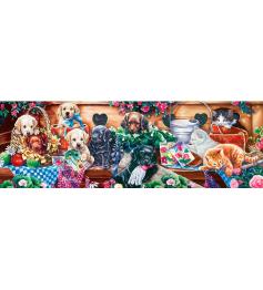 MasterPieces Puzzle Die Terrasse mit Blumenkasten 1000 Teile