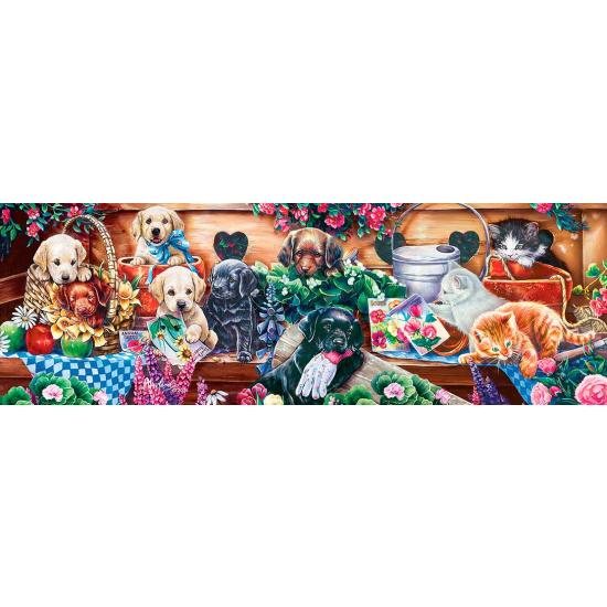 MasterPieces Puzzle Die Terrasse mit Blumenkasten 1000 Teile