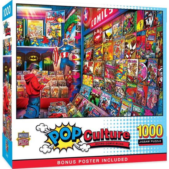 Puzzle MasterPieces Retro-Comic-Genuss 1000 Teile