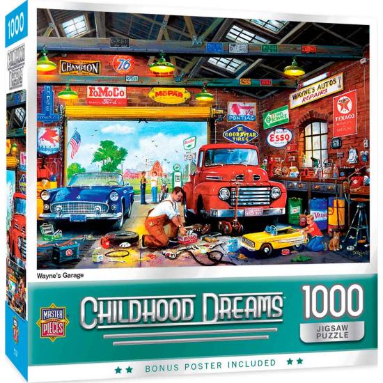Puzzle MasterPieces Wayne's Workshop 1000 Teile